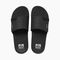 Reef Fanning Slide Men's Sandals - Black/silver - Top