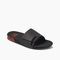 Reef Fanning Slide Men's Sandals - Black/red - Angle