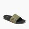 Reef Fanning Slide Men's Sandals - Olive/gum - Angle