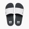 Reef Fanning Slide Men's Sandals - Grey/white - Top