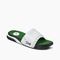 Reef Mulligan Slide Men's Sandals - Green - Angle