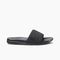 Reef One Slide Women's Sandals - Black - Angle