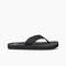 Reef Smoothy Men's Sandals - Black - Angle