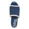 Vionic Fleur Womens Slide Sandals - Dark Blue Knit - Top
