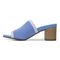 Vionic Fleur Womens Slide Sandals - Azure Knit - Left Side