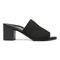 Vionic Fleur Women's Slide Heeled Sandals - Black/black Knit - Right side