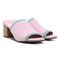 Vionic Fleur Womens Slide Sandals - Cameo Pink Knit - Pair