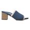 Vionic Fleur Womens Slide Sandals - Dark Blue Knit - Right side