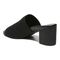 Vionic Fleur Women's Slide Heeled Sandals - Black/black Knit - Back angle