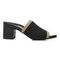 Vionic Fleur Womens Slide Sandals - Black Knit - Right side