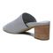 Vionic Fleur Women's Slide Heeled Sandals - Light Grey Knit - Back angle