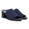Vionic Fleur Women's Slide Heeled Sandals - Navy Knit - Pair