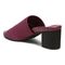 Vionic Fleur Women's Slide Heeled Sandals - Shiraz Knit - Back angle