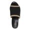 Vionic Fleur Womens Slide Sandals - Black Knit - Top