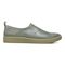 Vionic Zinah Women's Slip-on Casual Shoe - Army Green Leather - Right side