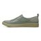 Vionic Zinah Women's Slip-on Casual Shoe - Army Green Leather - Left Side