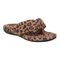 Vionic Lydia Women's Washable Thong Post Arch Supportive Slipper - Brown Multi Leopard - Angle main