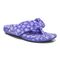 Vionic Lydia Women's Washable Thong Post Arch Supportive Slipper - Amethyst Multi Leopa - Angle main