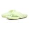 Vionic Lydia Women's Washable Thong Post Arch Supportive Slipper - Pale Lime TERRY pair left angle