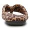 Vionic Lydia Women's Washable Thong Post Arch Supportive Slipper - Brown Multi Leopard - Back