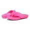 Vionic Lydia Women's Washable Thong Post Arch Supportive Slipper - Pink Glo TERRY pair left angle