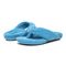 Vionic Lydia Womens Slipper Casual - Deep Teal Terry - pair left angle