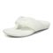 Vionic Lydia Women's Washable Thong Post Arch Supportive Slipper - Marshmallow Terry - Left angle