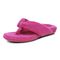 Vionic Lydia Womens Slipper Casual - Berry Terry - Left angle