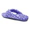 Vionic Lydia Women's Washable Thong Post Arch Supportive Slipper - Amethyst Multi Leopa - Back angle