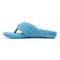 Vionic Lydia Womens Slipper Casual - Deep Teal Terry - Left Side