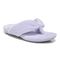 Vionic Lydia Women's Washable Thong Post Arch Supportive Slipper - Purple Heather Terry - Angle main