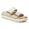 Vionic Brandie Women's Platform Comfort Sandal - Marshmallow Metallic - Angle main