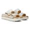 Vionic Brandie Women's Platform Comfort Sandal - Marshmallow Metallic - Pair