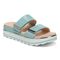 Vionic Brandie Women's Platform Comfort Sandal - Aqua - Angle main