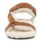 Vionic Viva Womens Slipper Casual - Toffee Suede Shrl - Front