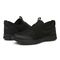 Vionic Camrie Women's Slip On Athletic Shoes - Black/Black Mesh - pair left angle