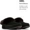 Sorel Sorel Go - Coffee Run Women's Slippers - Black/Sea Salt