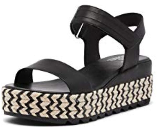 Sorel Cameron Flatform Sandal Women's Sandals - Black