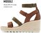 Sorel Cameron Wedge Multi Strap Women's Sandals - Velvet Tan