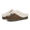 Vionic Perrin Women's Arch Supportive Slipper - Tan Leopard - pair left angle