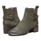 Vionic Sienna Womens Ankle/Bootie Shrtboot - Olive Wp Nubuck - pair left angle