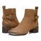 Vionic Sienna Womens Ankle/Bootie Shrtboot - Toffee Wp Nubuck - pair left angle