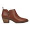 Vionic Cecily Womens Ankle/Bootie Shrtboot - Cognac Wp Leather - Right side