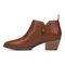 Vionic Cecily Womens Ankle/Bootie Shrtboot - Cognac Wp Leather - Left Side