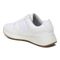 Vionic Shayla Womens Oxford/Lace Up Casual - White Nyln/suede - Back angle
