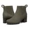 Vionic Wilma Womens Ankle/Bootie Shrtboot - Olive Wp Nubuck - pair left angle