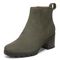 Vionic Wilma Womens Ankle/Bootie Shrtboot - Olive Wp Nubuck - Left angle