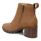 Vionic Wilma Womens Ankle/Bootie Shrtboot - Toffee Wp Nubuck - Back angle