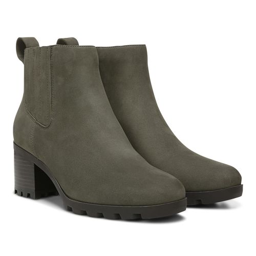 Vionic Wilma Womens Ankle/Bootie Shrtboot - Olive Wp Nubuck - Pair