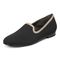 Vionic Willa Knit Womens Slip On/Loafer/Moc Casual - Black Knit - Left angle